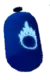 Fiole de nitro bleue