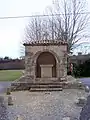 Le reposoir à l'entrée du village (déc.&nbsp;2009)