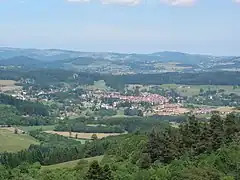 Vue générale de Noirétable.