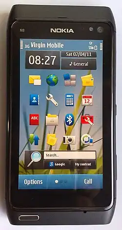 Image illustrative de l’article Nokia N8