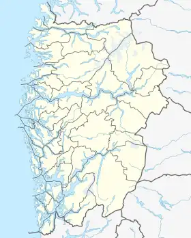 Voir sur la carte administrative du Vestland