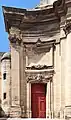 Détail de la façade principale.