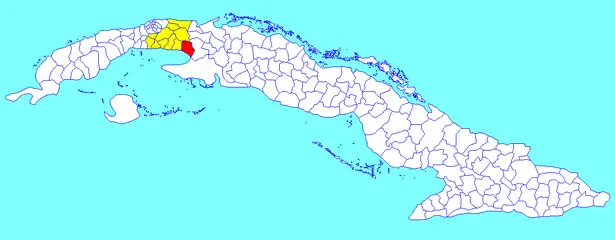 Municipalité de Nueva Paz dans la province de Mayabeque