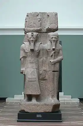 Statue double de Ramsès II et de Taténen Ny Carlsberg Glyptotek.