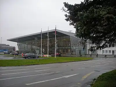 Terminal de l'aéroport.