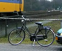 Ancien modèle de vélo.
