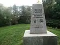 Stèle commémorant l'ancien tripoint.