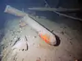 Obus dans la cale avant