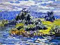 Blue Landscape, vers 1900