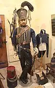 Officier du 5è Régiment de Hussards (1er Empire).