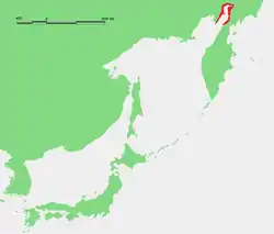 Emplacement du golfe de Penjina