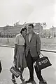 Avec Harold Connolly en 1960.