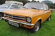 Opel Ascona A 16S (1970–1973), avec conduite à droite