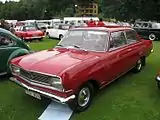 Opel Rekord en berline deux portes