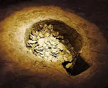 Puits ayant recueilli des inscriptions oraculaires durant la dynastie Shang (1766-1050 BC).
