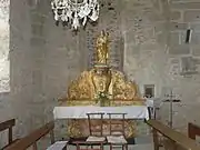 Le maître-autel du XVIIIe siècle.