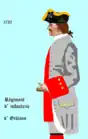 régiment d’Orléans de 1720 à 1734