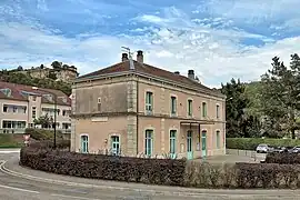 L'ancienne gare d'Ornans.