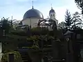 Vue du cimetière et de l'église Sainte-Euphrosyne.