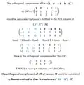 Exemple 2. Calcul par la méthode gaussienne