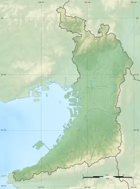 Voir sur la carte topographique de la préfecture d'Osaka