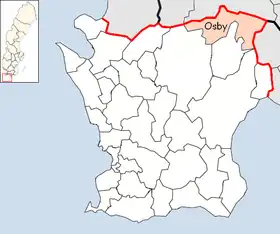 Localisation de Osby
