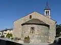 L'abside de l'église.