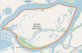 Carte de l'île.