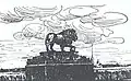 Illustration du Cavalier de bronze d'Alexandre Pouchkine, 1901