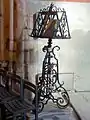Lutrin en fer forgé.