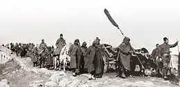 Retraite de l'armée ottomane de Lüleburgaz vers Tchataldja