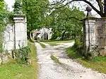 L'entrée du château.