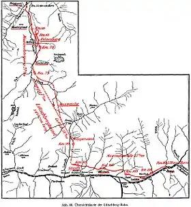Voir la carte de la ligne.