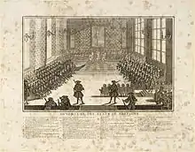 Le groupe des femmes participant aux États de Bretagne