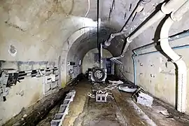 Travée de l'usine.