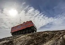 Kharkovchanka à la Base antarctique Zhongshan en Antarctique (2014)
