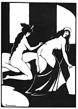 Jean de Bosschère, illustration pour L'Art d'aimer d'Ovide (1930).