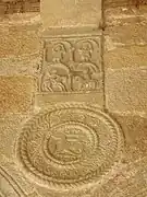 Relief de l'intérieur de Santa María del Naranco