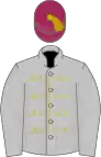 Grey, red epaulettes, grey sleeves, grey cap