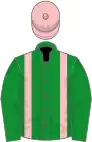 Green, pink braces and cap