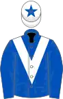 Bleue roy une chevron blanc, toque blanche une étoile bleue