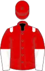 Red, white epaulets, halved sleeves
