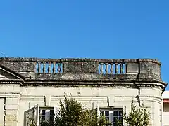 Le toit-terrasse.