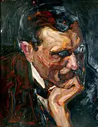 Portrait d'homme, 40&nbsp;×&nbsp;32&nbsp;cm, huile sur toile.