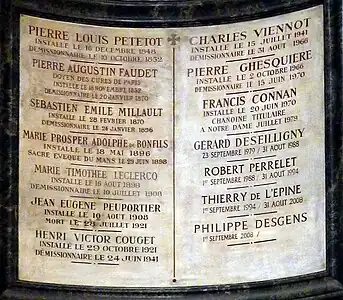 Curés après 1848.