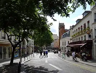 Vue de l'ouest.