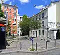 Placette au niveau de la rue Madeleine-Marzin.