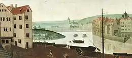 vue de l'abbaye fin XVe siècle