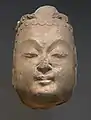 Tête de Bodhisattva. Marbre, H. 32,5&nbsp;cm - Dynastie Sui (581-618), vers 600.
