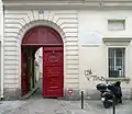 No&nbsp;18 : portail de l'hôtel d'Aguesseau.